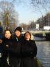 Alecia, Mike and Helen in Amsterdam